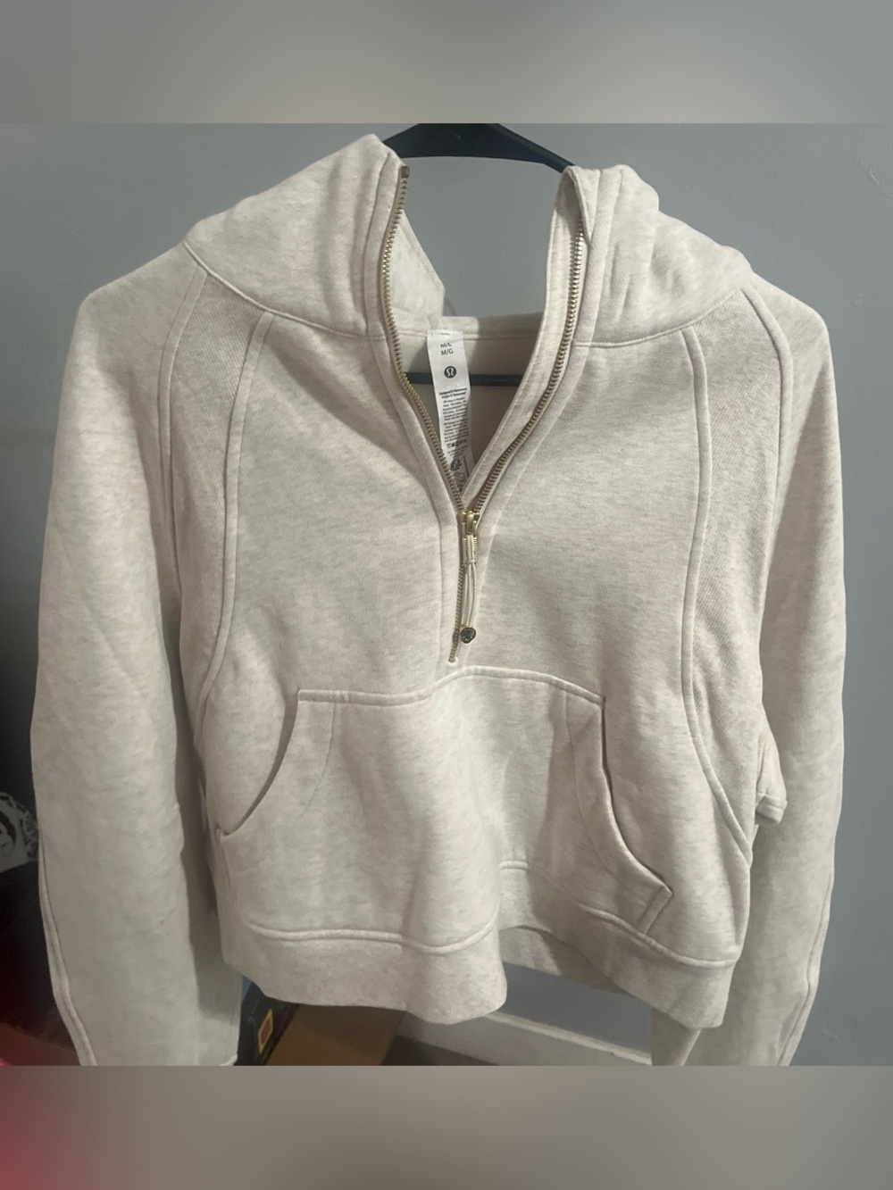Lululemon scuba oversized half zip up hoodie